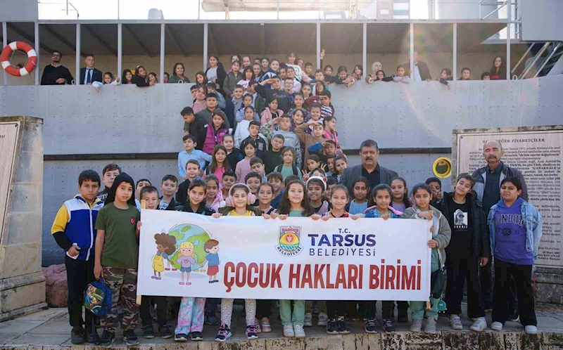 Tarsus’ta çocuklar haklarını eğlenerek öğrendi
