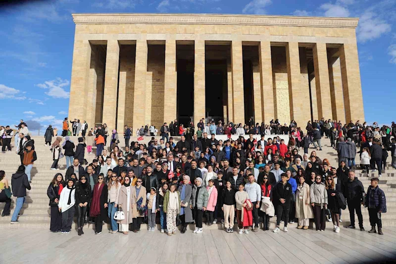 Depremzede çocuklar, ‘Yüreğimizdeki Işık’ projesi kapsamında Ankara’yı gezdiler