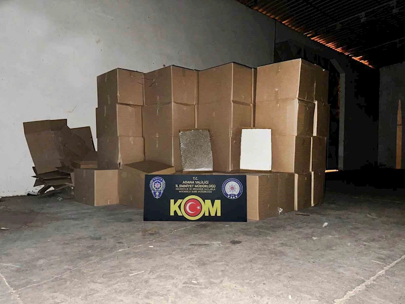 6 milyon 490 bin doldurulmuş tek dal sigara ele geçirildi

