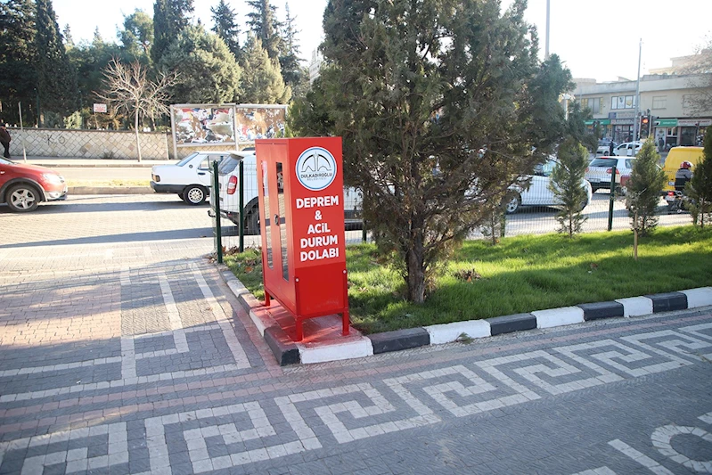Dulkadiroğlu’nda acil durum dolapları
