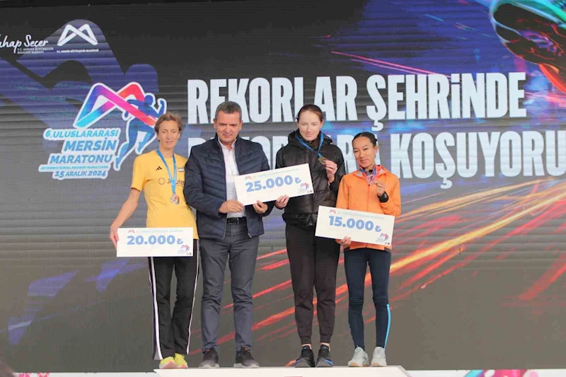 6. Uluslararası Mersin Maratonu’nda ödüller sahiplerini buldu
