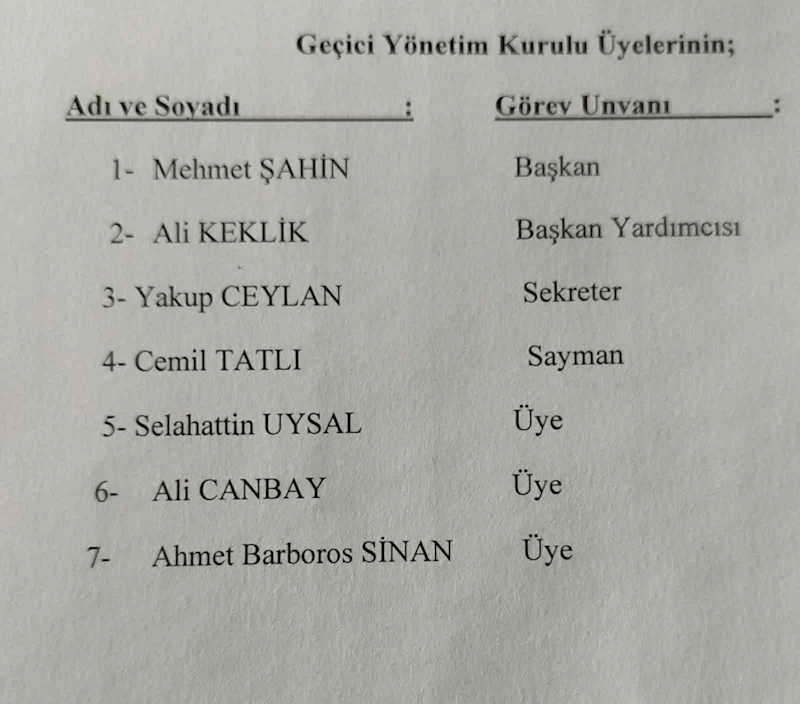 Mut’ta muhtarlar Türkiye Muhtarlar Federasyonundan istifa ederek dernek kurdu
