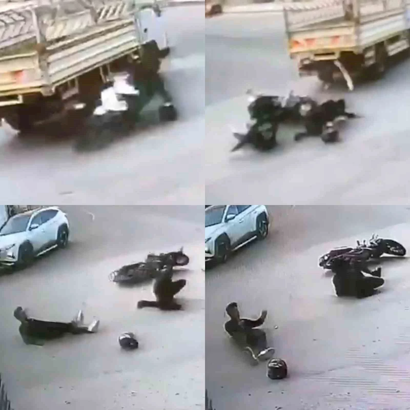 Ölümden saniyeyle kurtuluş: O anlar kamerada
