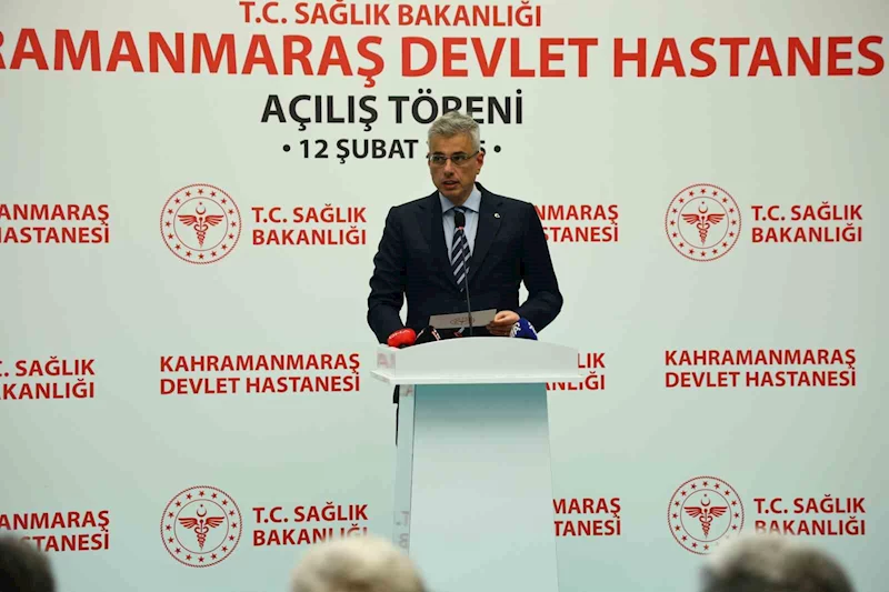 Kahramanmaraş’ta 400 yataklı Acil Durum Hastanesi açıldı
