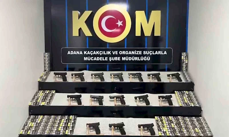 Adana’da silah kaçakçılarına şafak operasyonu
