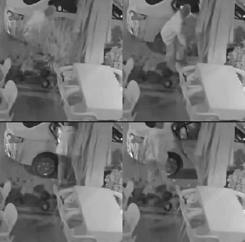 Mersin’de ilginç olay: Otomobille gelip çiçeği çaldı
