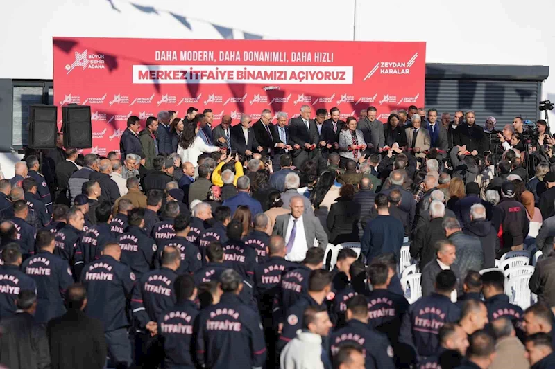Yeni Merkez İtfaiye Binası’nın açılışı yoğun katılım ve coşkuyla yapıldı
