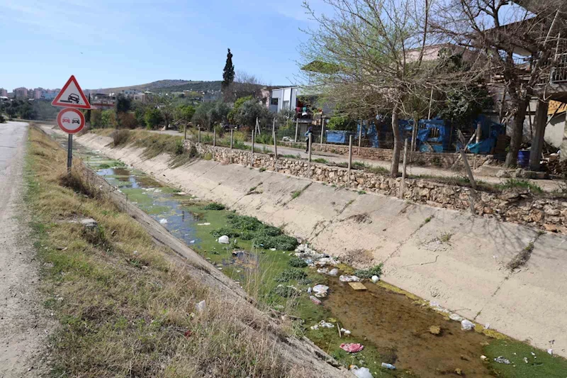 Adana’da sulama kanalları çöplüğe döndü
