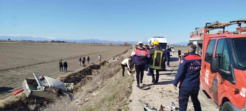 Osmaniye’de otomobiller çarpıştı: 1 ölü, 5 yaralı
