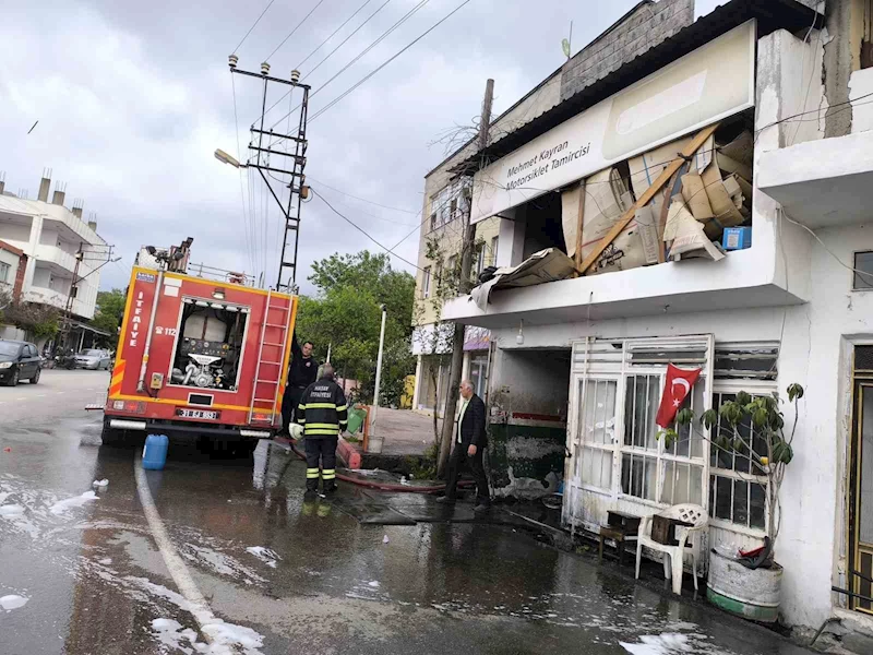 Dörtyol’da korkutan yangın
