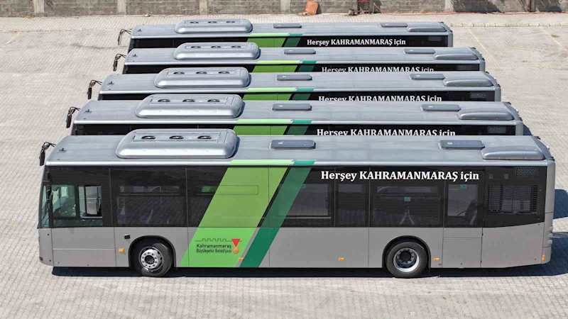 Kahramanmaraş’a 5 yeni otobüs

