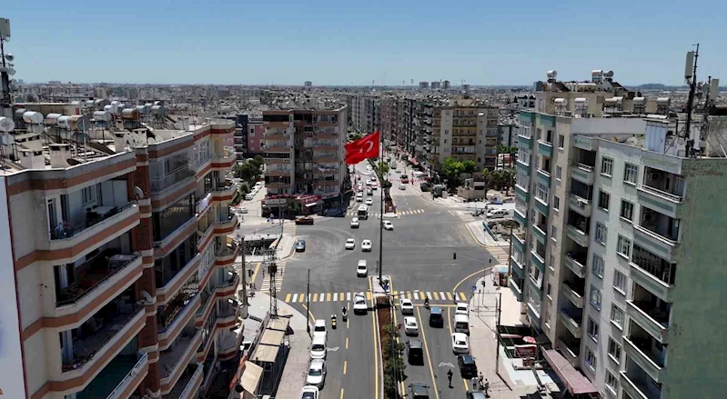 Tarsus Cetvel Köprüsü Kavşağı yenilendi
