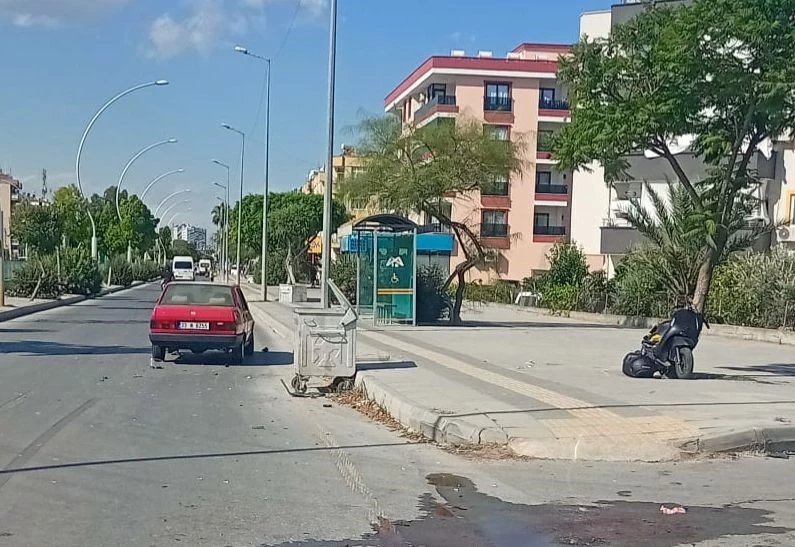 Kaza anı kamerada: Motosiklet sürücüsü kadın kazada hayatını kaybetti
