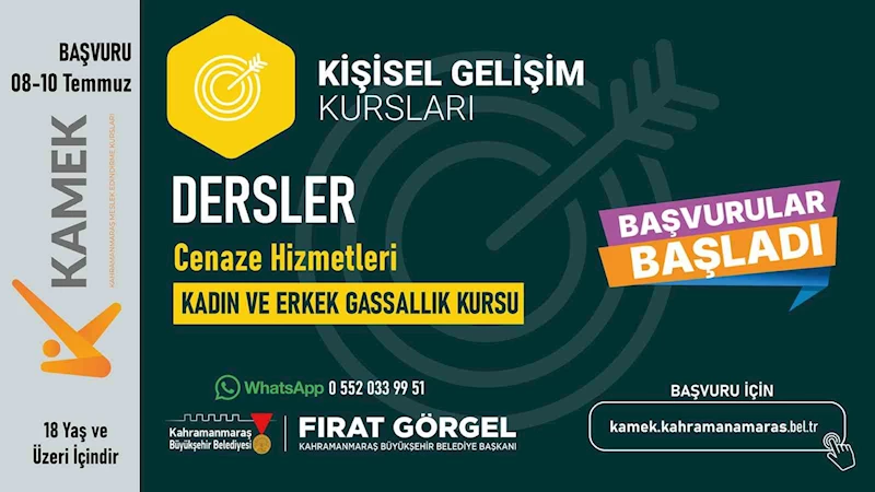 Kahramanmaraş’ta gassallık eğitimi başlıyor
