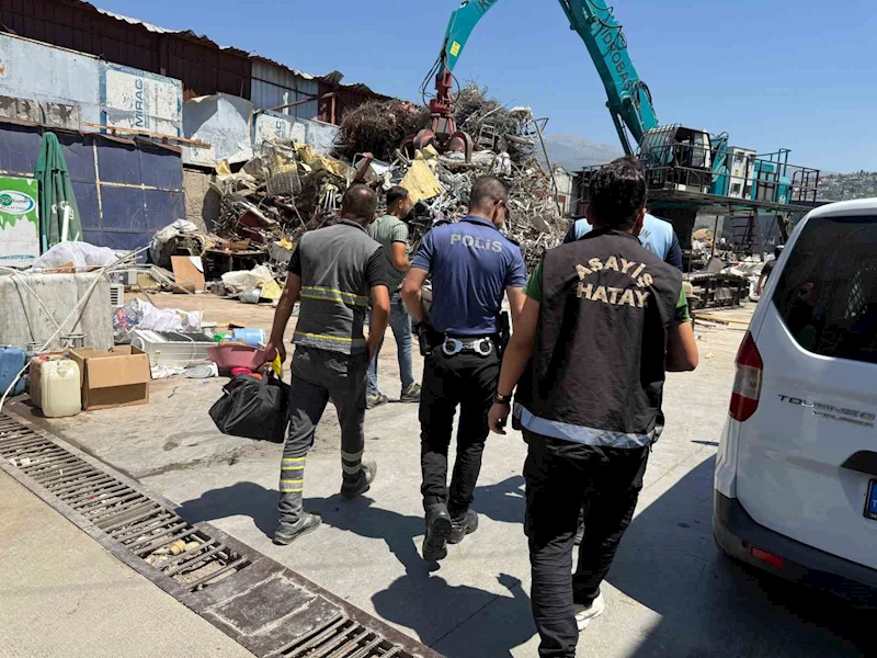 İskenderun’da hurdacılar denetlendi
