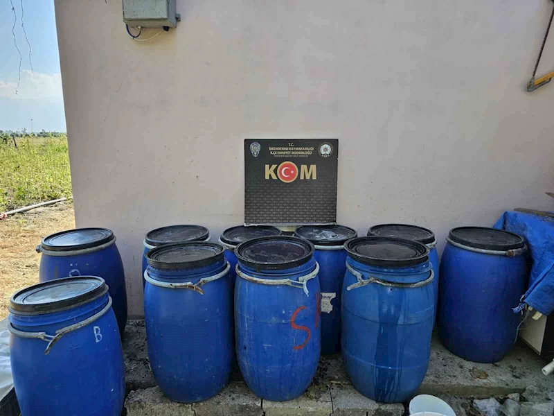 Hatay’da sahte içki operasyonu
