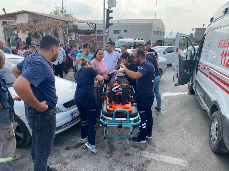 Osmaniye’de 3 araç çarpıştı: 3 yaralı
