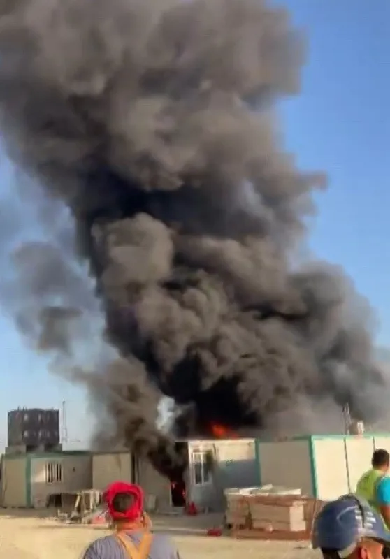 Organize sanayide yangın
