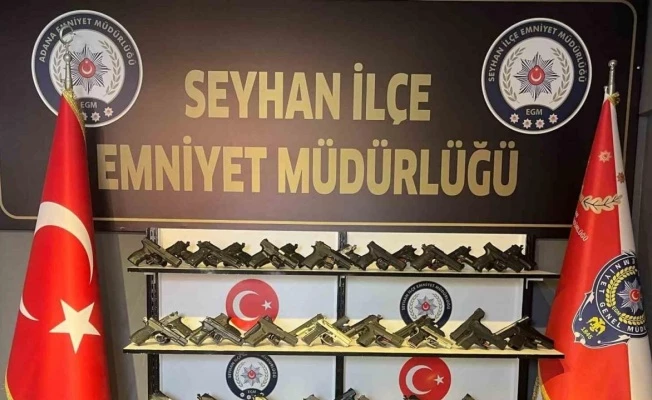 Seyhan polisi kendi rekorunu kırdı: 7 günde 90 silah ele geçirdi