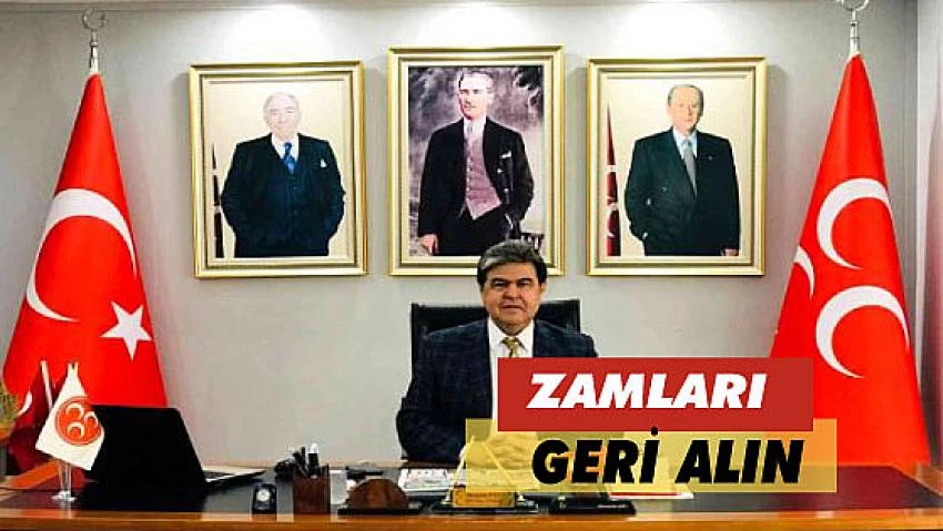 ZAMLARI GERİ ALIN.